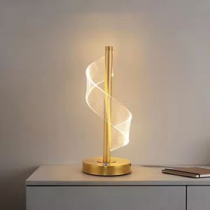 Modern Acrylic Decorative Table Lamp Model Room Hotel Bedroom Bedside Reading