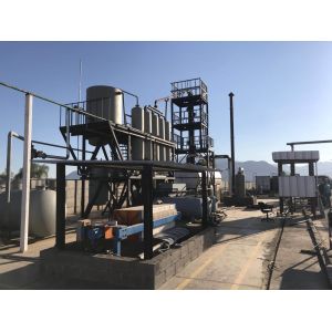 10-15 Tons Capacity Oil Recycling Production Line Convert Waste Black Oil to