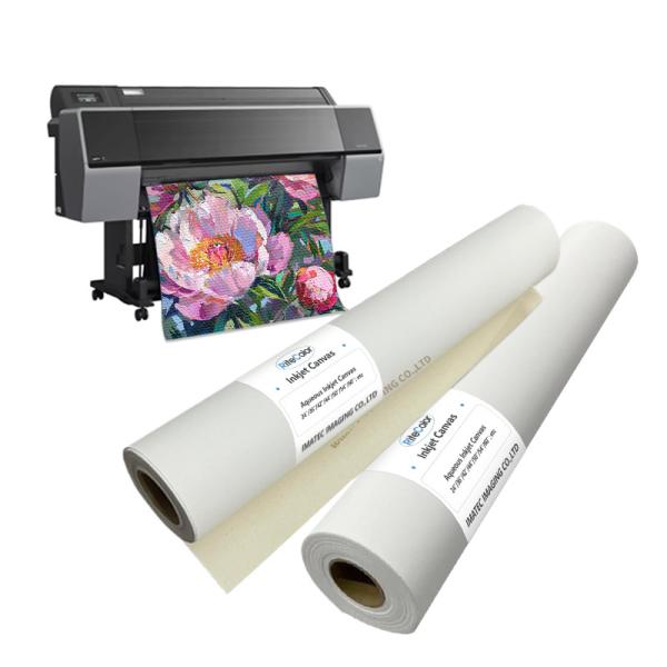 Quality 127cm 152cm Width Matte 280gsm Polyester Canvas For Eco Solvent Ink Printer wholesale