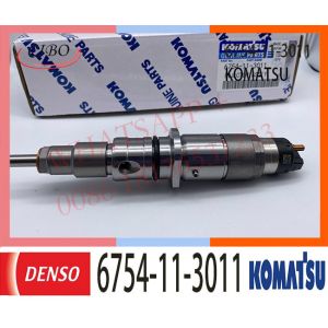 6754-11-3011 KOMATSU Fuel Injectors 0445120231 PC200-8 PC220-8 Excavator 6D107