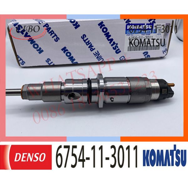 6754-11-3011 KOMATSU Fuel Injectors 0445120231 PC200-8 PC220-8 Excavator 6D107