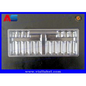 China On Sale ! Transparent 10 2ml Vials PET Plastic Blister Tray packaging Free Shipping on sale