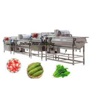 Industrial Cleaning And Drying Machine For Vegetable And Fruit 1-3T/H Capacity