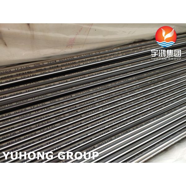 ASTM A269 TP316L Stainless Steel Seamless Tube Precision Bright Annealed 320