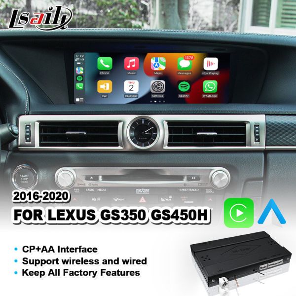 Quality Android Auto & Carplay Interface for Lexus GS 350 200t 300h 450h AWD F Sport 2016-2020 wholesale