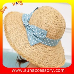 AK17540 fashion Wide brim sunny beach paper straw hats for womens in stock ,