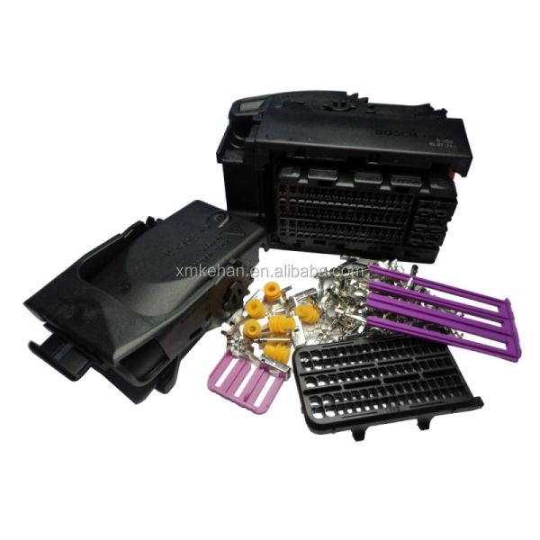 Quality 16p Custom-made ECU Connector Automotive Bronze with Tin Plated PVC OEM Color wholesale