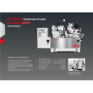 China Japan Fuji Circuit System Centerless Grinding Machine with Spindle Hardness HRC-62° or more and Grinding Wheel Speed 50-1000rpm on sale