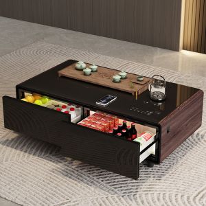 Living Room Furniture Multifunctional Fridge Table with Teapot and Wireless