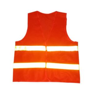 None Pocket 100% Polyester Reflective Jacket Vest
