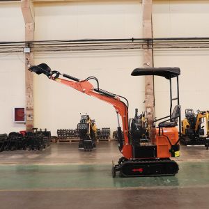 8.2kw Home Mini Hydraulic Excavator With Telescopic Track Frame Rubber Track