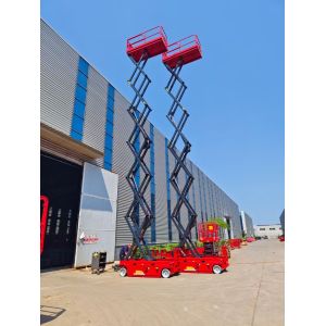 12M Self Propelled Elevating Work Platforms for Aerial Installation Maintenance