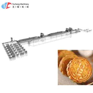 Automatic 1500g Mooncake Production Line 400Pcs Per Min High Capacity