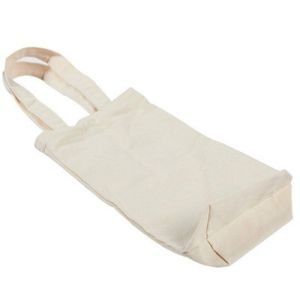 2021 Low price 1 bottle jute wine carrier bag high quality customized canvas