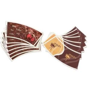 Replacement PE Materials Compostable Double Walls Cup Fan for Making Rolled