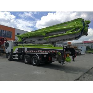 Remanufactured 47m Used Concrete Pump Truck Wide Work Range Durable