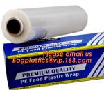 Transparent PVC cling film for food wrap, Safe and Fresh Preservation cling film