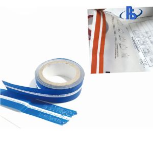 Single Sided Adhesive Security Seal Tape , Red Tamper Evident Tape