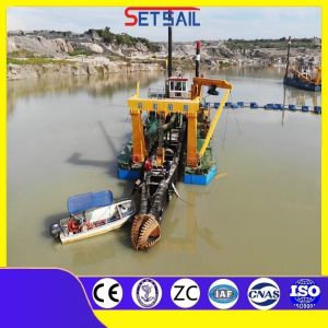 Hydrocyclone River Sand Dredging Equipment/Mud Suction Dredger 17m-50m Total