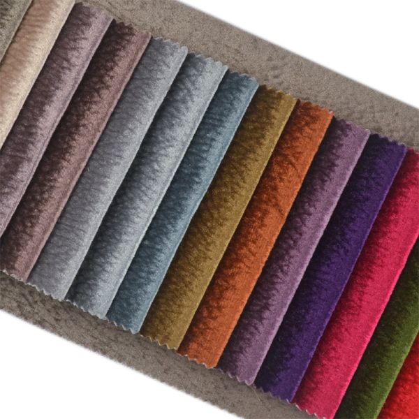 Leather printed thick velvet for sofa fabric/uphostery