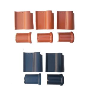 Spanish Ceramic Roof Tile Vibrant Color Options 310*310mm Premium Clay Weatherproof Design Adding Strength to Your Roof