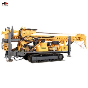 CWD2600 Deep Borewell Crawler Drilling Rig Fully Hydraulic System JCDRILL
