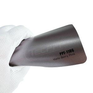 Cheap Matte Berry Pink Colour Change Paint Protection Film 8mil Thickness Polymeric Hydrophobic Layer for sale