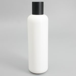 White HDPE Oval 300ml Reusable Shampoo Bottles