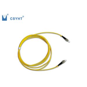 FC SM Fiber Optic Jumper Cables Low Insertion Loss And Back Reflection Loss
