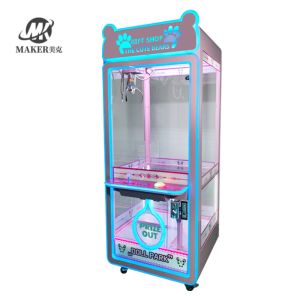 Wholesale Custom Coin Operated Toy Vending Arcade Claw Crane Machine Cheap Bill