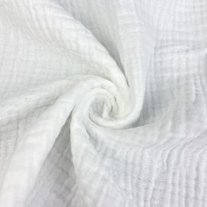Soft Pure Cotton Crepe Gauze Fabric 57 Inch Width Skin Friendly