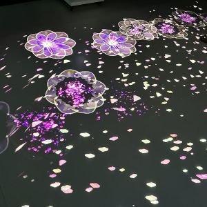 Mobile All-in-One Interactive Floor Projection System with 1280*800 Resolution