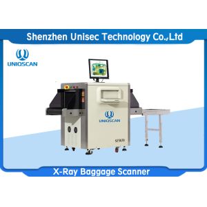 Cheap Small Size X Ray Baggage Scanner , luggage X Ray Machine Tunnel Size 500*300 for sale