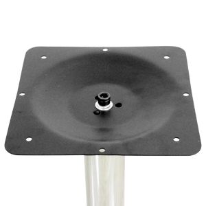 Fixed Non adjustable Chrome Round Metal Chair Base Special Disc Base Bar Top