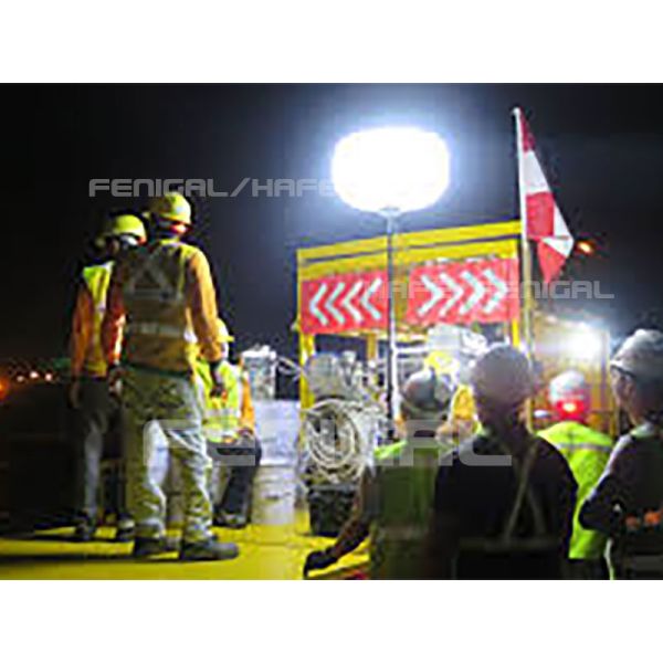 Highway Construction Night Sitework Led 800w Inflatable Lighting Balloon