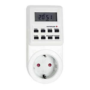 Digital LCD Programmable Switch Timer with 8 Function Keys for time control