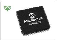 AT89S51-24JU ATMEL microcontroller MCU 8 bit 8051 CISC 4KB Flash 5V 44-Pin PLCC