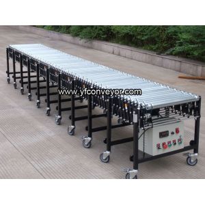 Flexible Expandable Motorized Roller Conveyor,Powered Roller Conveyor