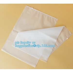 metallized film bottom loaded slider zipper packaging gloss finishing bag,