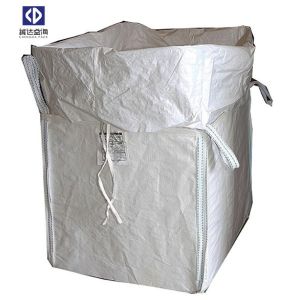 Popular PP Super Sacks / 1 Ton Super Sacks Bags 4 Panels With Side Seam Loops