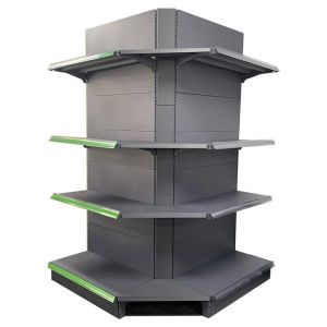 New Design Corner Gondola Shelving Supermarket Convenience Store Display Shelves