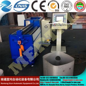 Cheap CNC machine MCLW12CNC-3x1000 Rectangular and shaped special CNC four rollers plate rolling machine for sale