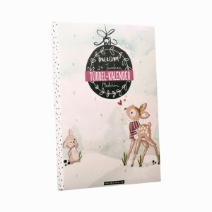 Coated Paper Chocolate Packaging Boxes Advent Calendar 24 Day With Plastic Inset