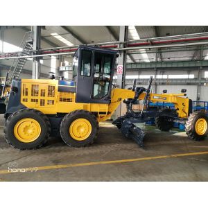Hydraulic Brake System Heavy Equipment Motor Grader Mini For Road Construction