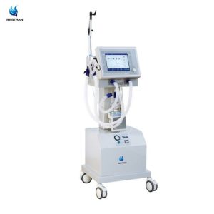 Surgery Room Medical Ventilator Machine With Air Compressor Respiratory Support