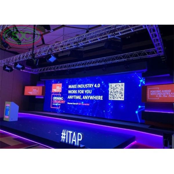 P4 Indoor LED Rental Screen / Full HD LED Video Display With Pixel Density Of 62,500 Square Meters