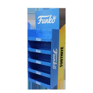 Foldable Gloss Coating 250g Cardboard Shipper Display