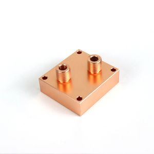 China Copper Medical Friction Welding Stir Water Cooling Plate Block FSW on sale