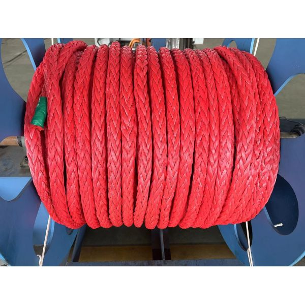 Low Creep Spliceable 12 Strand UHMWPE Rope with Low Elongation for Marine