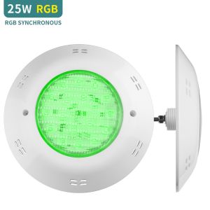 FCC 25W RGB Color 1200LM Led Inground Pool Light VDE AC12V Waterproof